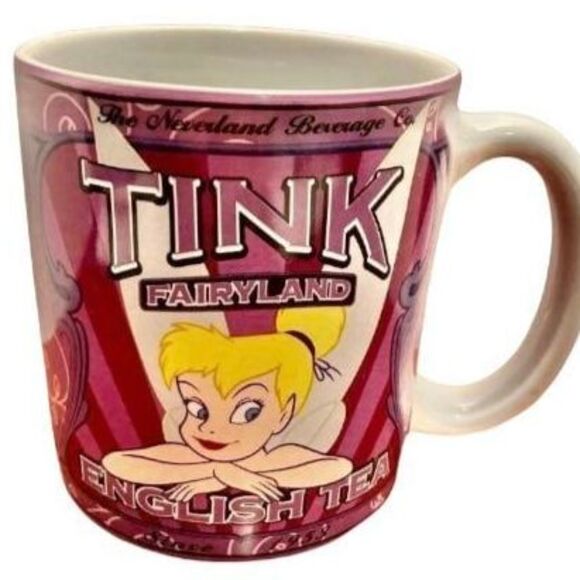 Disney TINKERBELL Tink Fairyland English Tea Jumbo Mug 16 oz - Picture 1 of 9